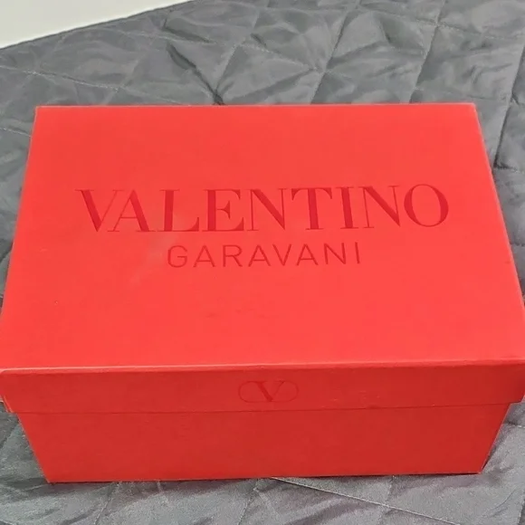 Valentino Garavani Vibrant Red Gift Box Valentino Empty Shoes Boxes/ Designer Gift Box / Sold  main image 3